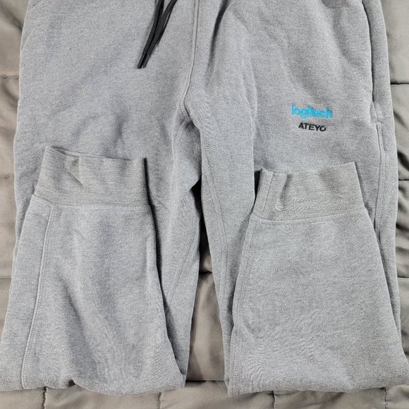 Ateyo Tech Sitters Mens XL Gray Gaming Sweatpants Logitech Gamer Competitions - Picture 3 of 11